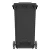 Müllgroßbehälter 240l HDPE anthrazitgrau fahrbar,n.EN 840 Produktbild-Vorschau 11