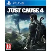 The cover art for the video game Just Cause 4 on PlayStation 4, featuring a man with a rifle looking out at a tornado over a landscape. Produktbild-Vorschau
