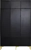MODFU Set armadio 120×40×191 cm con panca, 6 ganci dorati e Anteprima dell’immagine prodotto 11