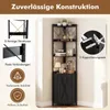 COSTWAY 6-poziomowa półka narożna, 180 cm narożna półka na Podgląd zdjęcia produktu 6