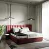 A cutaway view of a mattress on a bed in a bedroom setting. Produktbild-Vorschau