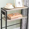 Tavolino HOOBRO con ciabatta e USB, comodino a 3 livelli Anteprima dell’immagine prodotto 6