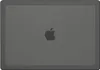 A dark gray laptop case with an Apple logo in the center. Voir les images du produit