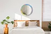 Ø70cm Spiegel - Glasrahmen mit Aufdruck - Wandspiegel Produktbild-Vorschau 4