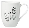 Villeroy & Boch Statement Becher m. H. La vie est belle 280 Produktbild-Vorschau 3