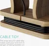 Navaris Universal Holz Kopfhörerhalter mit Kabelhalterung - Produktbild-Vorschau 2