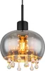 Globo Lighting Hängeleuchte Metall schwarz matt, 1x E27 LED Produktbild-Vorschau 3