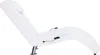 vidaXL Massage-Chaiselongue mit Kissen Weiß Kunstleder Produktbild-Vorschau 4