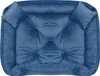 Pelíšek pro psy 100x75 cm velur modrý Náhled obrázku produktu 3