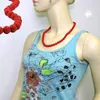 Kette 10mm Kunststoffperlen rot-glänzend 70cm rot 10mm Produktbild-Vorschau 6