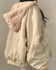 ASKSA Dámská zimní bunda Baggy Oboustranná parka s kapucí Náhled obrázku produktu 3