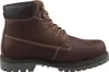 A side view of a brown leather boot. Produktbild-Vorschau