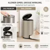Pedaleimer 5l Braun Taupe - Treteimer Softclose Edelstahl Produktbild-Vorschau 5
