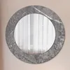 Spiegel Rund mit Aufdruck - Wandspiegel Design Wandmontage Produktbild-Vorschau 1