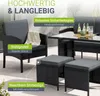 Juskys Polyrattan Gartenmöbel Sitzgruppe Turin Set 6 teilig Produktbild-Vorschau 4