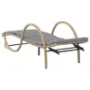 The Living Store Sonnenliege mit Auflage Beige 60x199x42 cm Produktbild-Vorschau 7