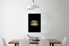 MuchoWow® Poster Lippen - Geld - Schwarz und Weiß 40x60 cm Produktbild-Vorschau 2