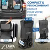 Chariot pliant avec housse de pluie 100 kg Petit sac Voir les images du produit 6