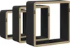 vidaXL Cube Shelves 3 ks černá MDF Náhled obrázku produktu 7
