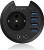 RaidSonic ICY BOX Tisch-Hub, 4x USB-A 3.0, Audio, Schuko Produktbild-Vorschau 9