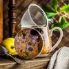 Duo de tasses à café Klimt The Kiss en porcelaine, mug, Voir les images du produit 12