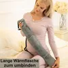 Wärmflasche Lang - Weich Bezug mit Kängurutaschen und Gurt Produktbild-Vorschau 3