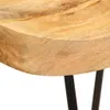 vidaXL Sgabello da bar 2 pz. Legno massiccio di mango Anteprima dell’immagine prodotto 5