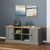 vidaXL Lavice na boty VIGO Grey 106x35x45 cm z masivního Náhled obrázku produktu 2