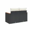 VidaXL 366008, 2 sedadlo/sedadiel, Krém, 110 kg, 1240 mm, Náhľad obrázku produktu 6