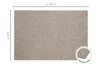 Fußmatte 60 x 100 Beige Waschbar Baumwolle Schmutzfangmatte Produktbild-Vorschau 3