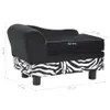 vidaXL Hundesofa Schwarz 57x34x36 cm Plüsch Produktbild-Vorschau 11