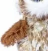 A close-up of a plush owl toy's ear and body. Náhled obrázku produktu