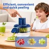 Pelatrice elettrica per frutta e verdura in acciaio Anteprima dell’immagine prodotto 2