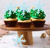 50pcs Essbare Schneeflocke Tortendeko, Schneeflocken Kuchen Produktbild-Vorschau 4