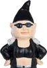 BRUBAKER Gartenzwerg Coole Bikerin Schwarz - Rocker Zwergen Produktbild-Vorschau 3