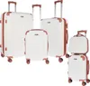 WEISSMANTEL 5er Koffer Set weiß Hartschalenkoffer Koffer Produktbild-Vorschau 1