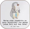 Mr. & Mrs. Panda Flaschenuntersetzer Zahnarzt Detektiv - Produktbild-Vorschau 1
