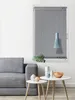 A living room scene with a sofa, coffee tables, and blinds on a window. Produktbild-Vorschau
