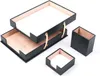 Lederschreibtisch-Set - GRÜN - Schreibtisch-Accessoires-Set Produktbild-Vorschau 5