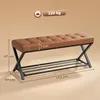 Mobiletto per scarpe HOMCOM con seduta, scaffale imbottito Anteprima dell’immagine prodotto 3