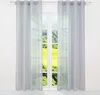 Gardinen Vorhänge Voile Gardine Transparent Dekoschal Uni Produktbild-Vorschau 1