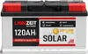 Langzeit Solarbatterie 120AH 12V Wohnmobilbatterie Produktbild-Vorschau 1