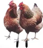 Lebensechte Hühner Garten Dekoration - 2 Stück für den Produktbild-Vorschau 1