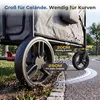 Sekey Faltbar Bollerwagen mit Dach, für 1 bis 2 Kinder, Produktbild-Vorschau 3