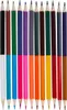 12 CRAYONS DOUBLES 24 couleurs en étui carton Crayons de Voir les images du produit 2