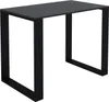A black table with black legs on a white background. Náhled obrázku produktu