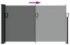 vidaXL Ausziehbare Seitenmarkise Anthrazit 117x300 cm Produktbild-Vorschau 5