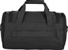A black duffel bag is shown from the front. Produktbild-Vorschau