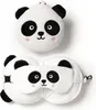 Relaxeazzz Plüsch Panda Reisekissen & Schlafmaske Produktbild-Vorschau 1