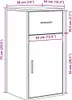 vidaXL Scrivania ad angolo con porta in legno di recupero Anteprima dell’immagine prodotto 13